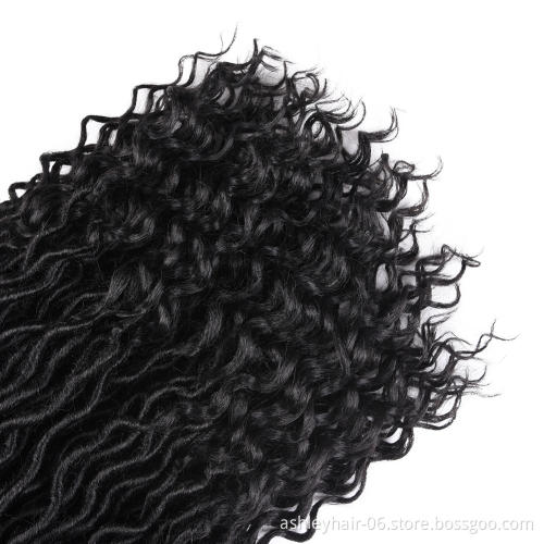 18 Inch High Quality Curly End Goddess Synthetic Hair Crochet Faux Locs